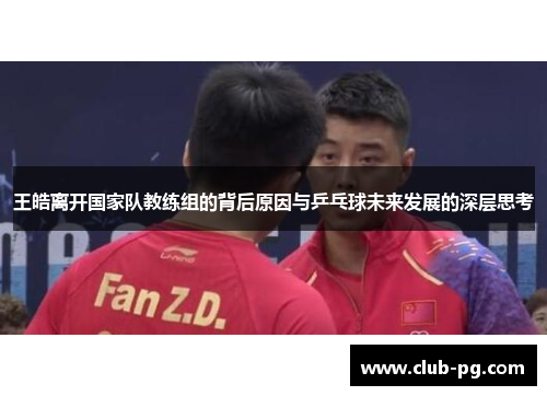 王皓离开国家队教练组的背后原因与乒乓球未来发展的深层思考